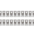 Aluminum Profile Connector Kit for 6mm Slot Profiles, 20 Corner Brackets, 40 T Nuts and Hex Socket Screws Bolts, Great for DIY Framing