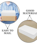 10 Pack High Density Foam Mailing Boxes For Tempered Glass Film And Phone Shell Packaging shown for durability and ease of mailing.