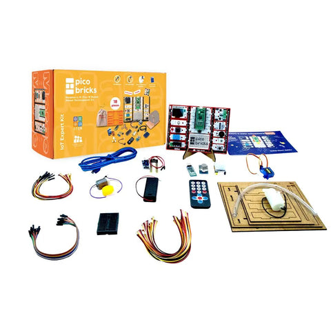 Raspberry Pi Pico W Starter Kit With 12 Detachable Sensors And A 234 Page Learning Guide For Beginners Learn To Code Hands On DIY Electronics Kit For Fun Prototyping kit contents