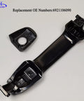 Toyota Camry Exterior Front Left Driver Side Door Handle Black Replacement Part Fits 2012 2013 2014 2015 2016 2017