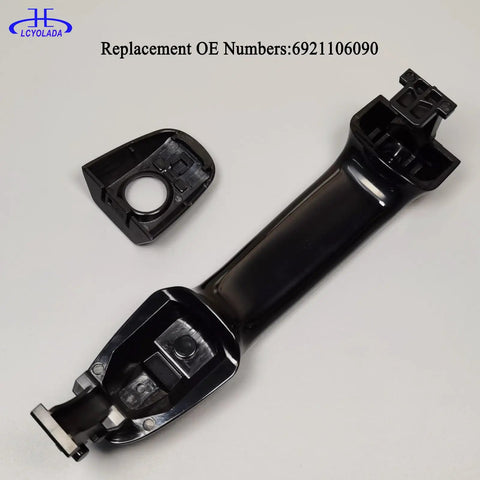 Toyota Camry Exterior Front Left Driver Side Door Handle Black Replacement Part Fits 2012 2013 2014 2015 2016 2017