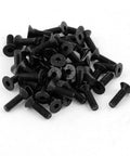 50 Pcs Black M3 X 10mm Alloy Steel Hex Socket Flat Head Countersunk Screws Bolts Kit For DIY Projects Electronics Enclosures And Small Hardware Needs With Black Oxide Finish 0.5mm Pitch 6mm Head Diameter Durable Metal Fasteners