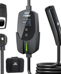 Tesla Level 2 EV Charger For Home, 40A Fast 9.6kW Charging Station with 25 ft cable and NEMA 14 50 plug, front view