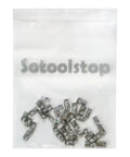 Roll In T Nut With Ball Spring M3 Size Nickel Plated Carbon Steel T Slot Nut For 2020 Series Aluminum Extrusion Rails Pack Of 50