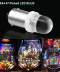 Ba9s LED Bulbs for Pinball Machines Replacement 6V DC 70 Lumen White 6500K Soft Warm Glow No Shadow LED Lighting Pack of 20
