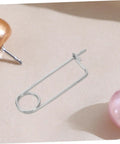 20 Pack Stainless Steel Spring Cotter Pins With Quick Lock For Industrial Machinery And Aerospace Plus Lawn Hitch And Farm Equipment Heavy Duty safety pin on soft fabric surface