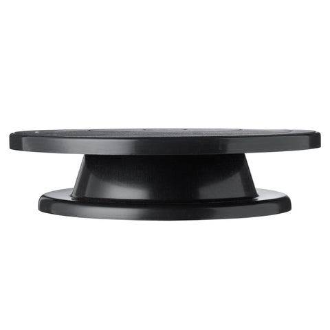 Side view of Revolving Paint Spray Turntable With 11 Inch Round Platform For Spray Painting Projects And Crafting Smooth 360 Degree Rotation