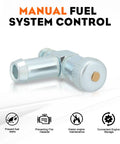 Manual fuel control valve for Two Pack Fuel Shut Off Valves And Tank Bushing Grommets For MTD Troy Bilt Lawn Mowers Portable Generators
