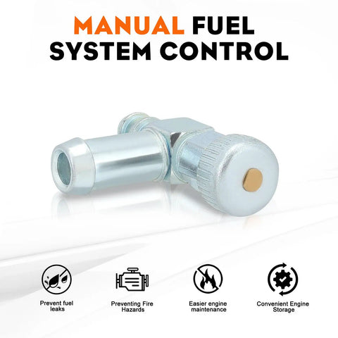Manual fuel control valve for Two Pack Fuel Shut Off Valves And Tank Bushing Grommets For MTD Troy Bilt Lawn Mowers Portable Generators
