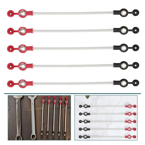 Five Pack Battery Tricycle Charging Cable Connector For EVs, Easy Install, Built To Last Maintenance Kit with red and black ends