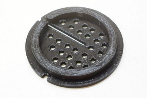 Band Saw Throat Plate Table Insert For Hitachi CB13F Replacement Part 726936 With Honed Edges And Perforated Feed Surface