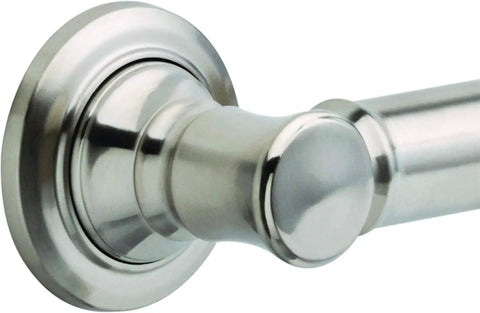 Close-up of ADA Compliant Shower Grab Bar 12 Inch Stainless Steel With Concealed Screws Brilliance Finish Heavy Duty Support Up To 450 Lbs Ideal