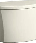 Kelston Toilet Tank 1.28 Gpf with Biscuit Finish in sleek modern design, durable ceramic build, side view, water-saving upgrade.