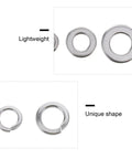 Pro Grade Stainless Steel Spring Lock And Plain Washer Assortment Kit M2 To 12mm lightweight unique shape washers
