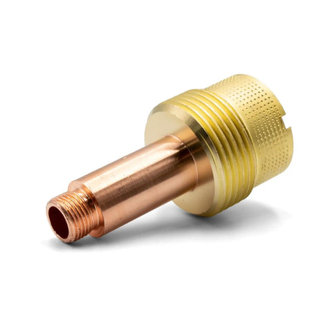 Jumbo 3.2 1/8 gas lens from Air Cooled TIG Torch Kit With Flex Head And Gas Valve, 150 Amp, 12.5 Ft Super Flex Power Cable