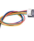 AI Enhanced Environmental Sensor Module With Temperature, Humidity, Pressure And Gas Readings, I2C And SPI Interface, wires shown
