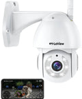 Outdoor Wired Security Cam With Starlight Color Night Vision 2K Clarity For Home Security AI Human Detection And Auto Tracking
