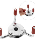 Professional Grade Rock Solid Stainless Steel Smoke Transducer Remover Gripper With Comfort Grip Handles for easy ceiling sensor maintenance