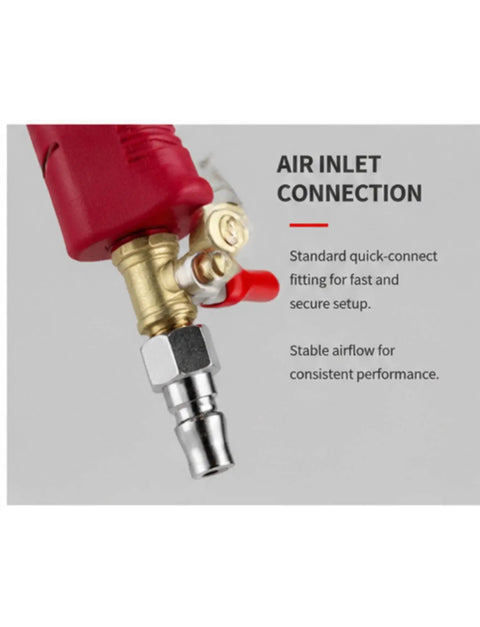 Heavy Hitter Pneumatic Cement Mortar Sprayer Gun High Pressure Wall Plaster Paint Spray Tool air inlet connection detail
