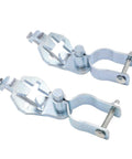Heavy Duty T Post Gate Hinge Kit Dual Set For Chain Link Fences And Farm Entrances One And Five Eighths Inch Hinges
