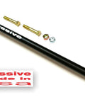 Texture Black Panhard Bar Made In USA RaceSpec Adjustable With Dust Boots For 02 09 GM Trailblazer Envoy GMT360 SS Bravada Rainier Ascender 97X Beefed Up Heavy Duty 1.25 Inch Od Alloy Steel Tig Welded Body with hardware