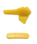 Nylon Tire Changer Inserts Kit for Duck Head Mount Demount Tools, Rim Edge Protection Guards in yellow, 12 Piece Set