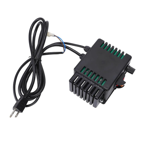 Top Shelf 750W Variable Speed Controller For 12 Inch Wood Lathes With Bulletproof ABS Housing and Standard US Plug, showing control and cable.