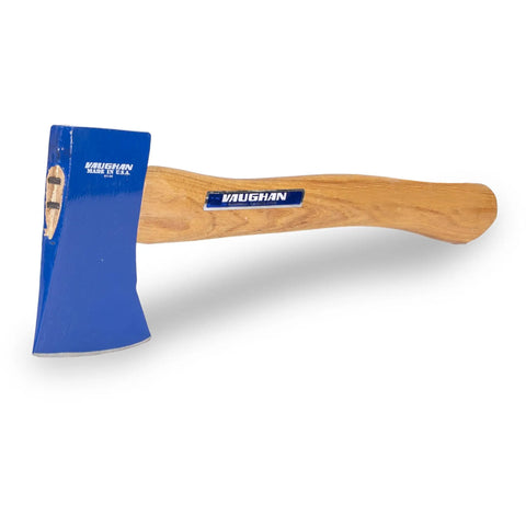 Hand Camp Axe With Hickory Handle And Sheath, USA Made, Lightweight Yet Durable, Rust Resistant Head, Easy To Carry For Camping