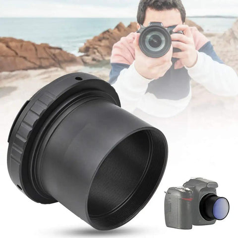 T2 2 Inch Telescope Adapter Ring For Camera Mounting Metal T Adapter For 2 Inch Eyepieces Astrophotography Gear