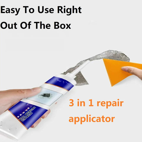 3 In 1 Wall Repair Kit Spackle Paste With Scraper For Quick Hole And Crack Fix On Drywall Waterproof Mending Agent