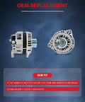 Beefy 110 Amp 12 Volt Car Alternator For 2005 2007 Nissan Frontier Pathfinder And Xterra With CW Rotation 7 Groove Pulley