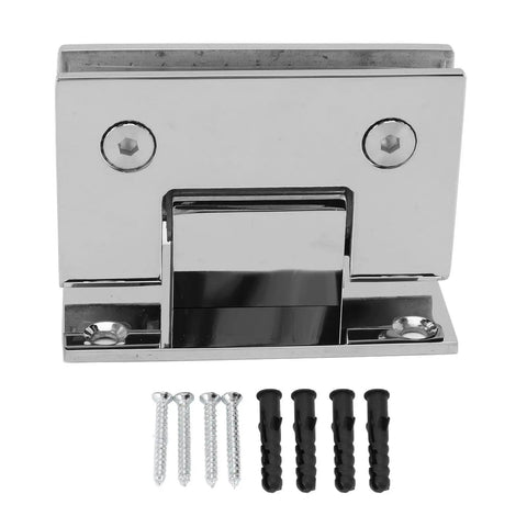 90 Degree Frameless Glass Door Hinge With Self Closing Hydraulic Damping Heavy Duty Boss Grade 304 Stainless Steel Shower Hardware