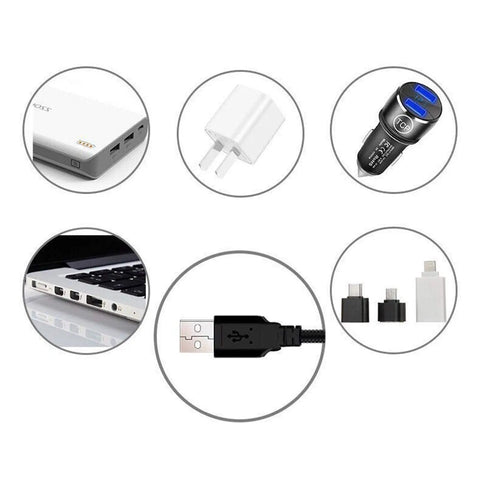 USB ports and connectors compatible with USB Star Projector Night Light With Adjustable Romantic Sky Projection For Bedroom Car Party Vibe