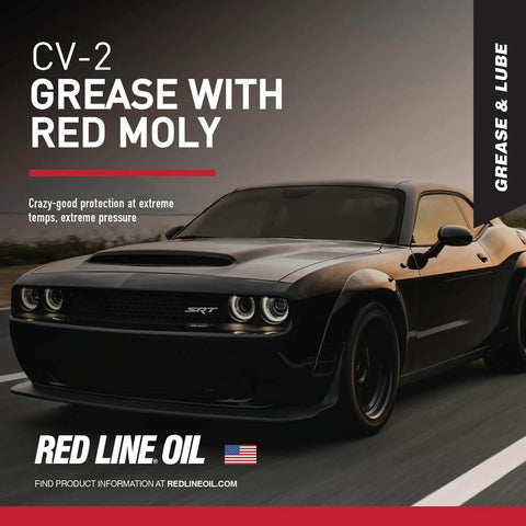 Black sports car representing the use of High Performance CV-2 Synthetic Grease Cartridge With Red Moly 14 Ounce in vehicles