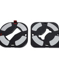Kickass Woodworking Radius Template Set With Durable Aluminum Router Guide And Quick Release Bases for curve routing template bases.