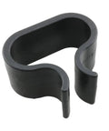 Black plastic clip from 4 Pack Non Slip Sofa Rattan Furniture Clamps With EVA Plastic Fittings, Foam Wheel Inserts, Chair Fastener Clips