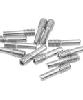 Beefy Hard Steel M3x12mm Driveshaft Pins For 1/10 RC Crawlers, rugged universal screw pins shown in a scattered arrangement.