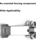 Stainless Steel Fencing Foil Socket Replacement Built To Last Heavy Duty Bracket Mount For Training And Competition, shown with bolts.