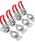 4 Pack Toggle Latch Clamp Set 304 Stainless Steel Quick Release Latches With 396 Lbs Holding Capacity for Smoker Lids Cases Trunks