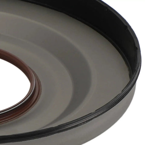 Heavy Duty Front Clutch Sealing Cover Oil Seal Kit Compatible 6DCT450 31256845 31256729 1684808, black oil seal close-up