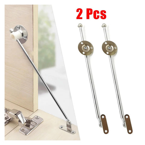 Rotating Concealed Cabinet Hinges 2 Pack Drop Down Door Panel Hardware With Easy Install, mounted and separate view