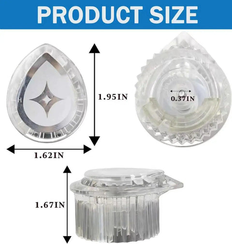 Replacement 100710 For Posi-Temp One Handle Tub And Shower Knob Handle Kit dimensions: 1.95in x 1.62in x 1.67in