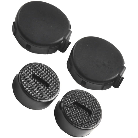 Carbon Brush Holder Cap Cover Set Compatible With CB430 BHP460 BHR200 BGA452 displayed in black plastic material