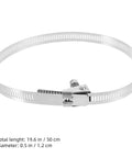 Heavy Duty Stainless Steel Pex Clamps With Quick Release Design For Plumbing Fittings, Rugged Cinch Clamp For Secure Connections