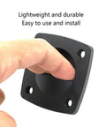 Hand demonstrating Nylon Flush Pull Hatch Handle 4 Pack For Boats Recessed Square Lid Boat Accessory, lightweight and easy install