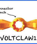Nonconductive Electrical Wire Pliers For 12 To 14 Gauge, showing T-Groove, V-Groove, wire connector wrench, and pull hooks