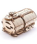 Hard 742 Piece Truck And Additions Mechanical Model Kit For Adults Featuring Tanker, Fire Ladder, And Trailer Components, plywood tanker model kit