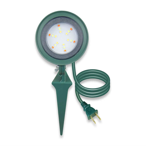 OSKOS Outdoor LED Christmas Waterproof Floodlight, 4.8W LED Waterproof Color Stake Light for Holiday Decoration with plug and stake.