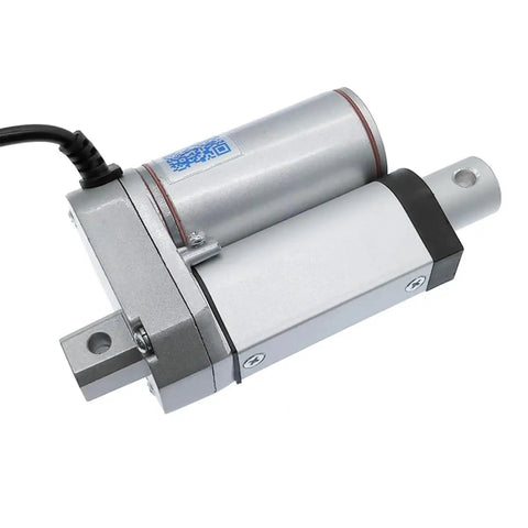 Heavy Duty Linear Actuator Electric Motor 12V Or 24V DC, silver motor with connector for reliable window lifts.