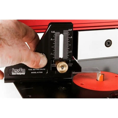 Tool Setting Gauge For Table Saw Router Table Drill Press And Band Saw Pro Grade Aluminum Gauge With Laser Engraved Markings